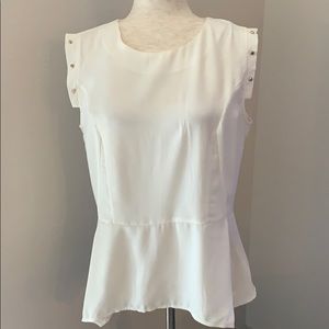 H&M white pelump top
